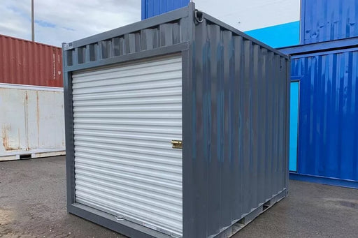 10′ USED CONTAINER WITH ROLLUP DOOR